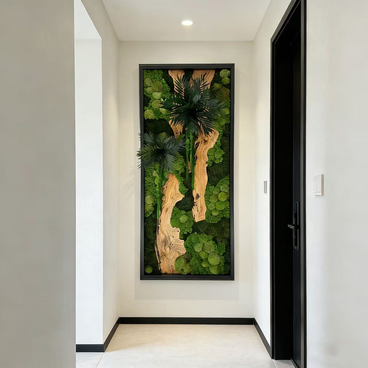 Art de cadre avec mousse stabilisée