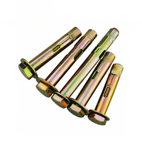 Slotted Sleeve Structure Expansion Bolt Sleeve Anchor 10mm Diameter Electro Galvanized 8.8 Grade for Concrete Wall Column Floor