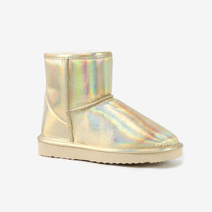 <span class=keywords><strong>Stivaletti</strong></span> da Neve Invernali Caldi Personalizzati e Lussuosi da <span class=keywords><strong>Donna</strong></span> con Tomaia in Vera <span class=keywords><strong>Pelle</strong></span> e Pelliccia di Montone Shearling Originale - Product Image 2