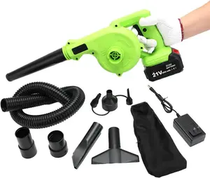 Light Weight Handheld Mini Cordless Leaf Vacuum Blower 2- in-1 for Cleaning Dust Small Trash