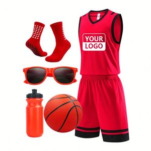 Articles Officiels du Club Sportif Personnalisés 2024 - Cadeau - Tenue de Basketball - Kit de Basketball - Maillots d'Entraînement de Basketball - Product Image 1