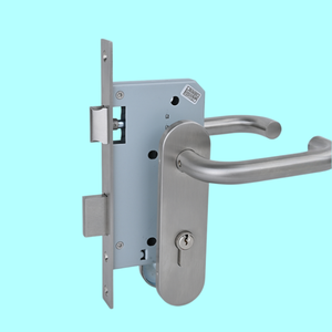 Plaque de roseau de porte moderne personnalisable en alliage de zinc moulé sous pression, design ambidextre, pour portes intérieures en bois - Product Image 5