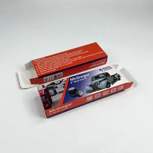 Caja de embalaje de regalo colorida con logotipo personalizado de alta calidad, caja de papel personalizada para accesorios de neumáticos