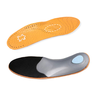 Semelles orthopédiques en <span class=keywords><strong>cuir</strong></span> pour chaussures orthopédiques, soutien de la voûte plantaire pour pieds plats, pour hommes et femmes, semelles pour chaussures de ville HA00842 - Product Image 5