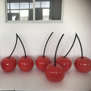 Grande Espositore a Forma di Ciliegia Rossa in Fibra di Vetro per Interni ed Esterni, per Centri Commerciali e Feste, Prop Espositivo in Resina a Forma di Ciliegia - Product Image 5