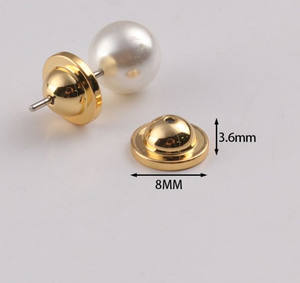 Accessoires de bijoux plaqués <span class=keywords><strong>or</strong></span> 18 carats DIY UFO <span class=keywords><strong>Film</strong></span> bouchon <span class=keywords><strong>d</strong></span>'<span class=keywords><strong>oreille</strong></span> tour métal écouteurs rétention de couleur fournitures de fabrication de bijoux - Product Image 3