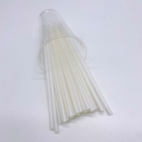 300 pièces/boîte, 10 boîtes/carton, pailles biodégradables marines enveloppées de PHA de 7,75 pouces avec couleur personnalisée