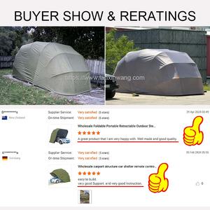 Prendedor de carro retrátil de aço inoxidável, tenda portátil de abrigo do carro, garagem dobrável, garagem - Product Image 4