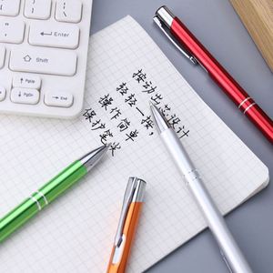 Divertidos bolígrafos retráctiles - Bolígrafos metálicos de tinta azul de 0,5 mm para colegas, profesores, adultos y estudiantes - Product Image 4