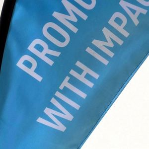 Mini Teardrop Desk <b>Flag</b> Advertising Beach Banner Flying Table Stand for Automotive Insurance Education Agriculture Travel Agency - Product Image 3