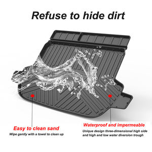 Ensemble complet d'usine 3D tapis de coffre de voiture étanche tapis de sol de coffre personnalisé pour <span class=keywords><strong>Audi</strong></span> <span class=keywords><strong>Q4</strong></span> <span class=keywords><strong>E</strong></span>-<span class=keywords><strong>TRON</strong></span> 2022-2024 - Product Image 4