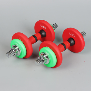 15-30kg Cast Iron Adjustable <b>Dumbbell</b> Sets PVC Handles Home Fitness Equipment Plastic Dipped Exercise Bodybuilding - Product Image 3