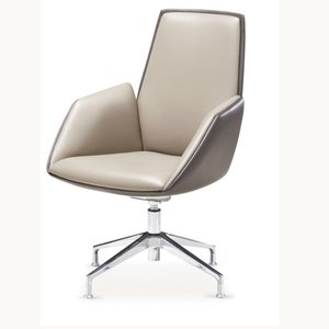 chaise de bureau en cuir moderne et confortable 36028-LDQ03 - Product Image 1