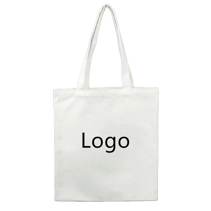 Promotional organic cotton canvas dust cotton packaging custom tote bag with zipper