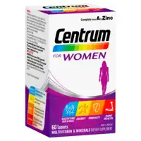 Centrum For Women 60タブレット価格カプセルヘアサプリメントマルチビタミンとミネラル
