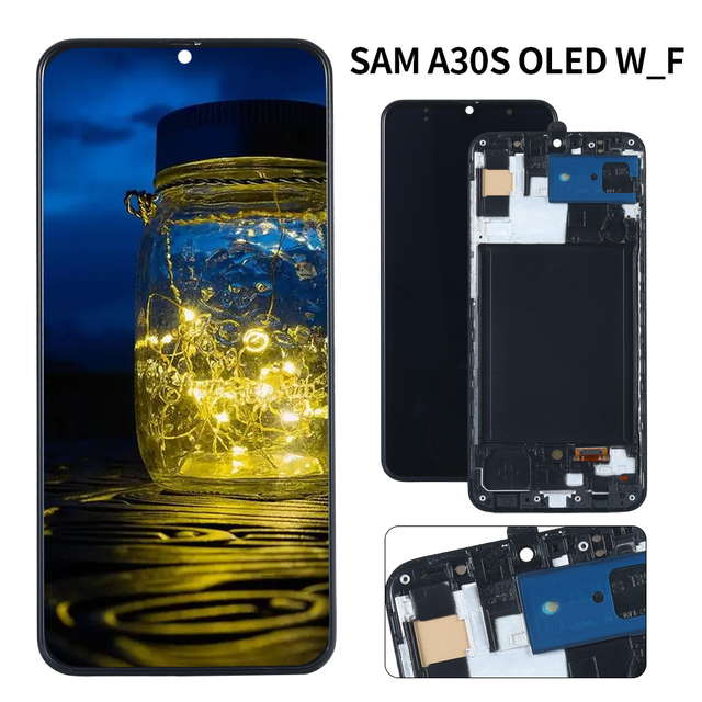 Wholesale Replacement Screen for Samsung A30S A54 A50 A35 A32 A30 A23 A13 Cell Phone Screens OLED LCD Display Mobile Phone Parts