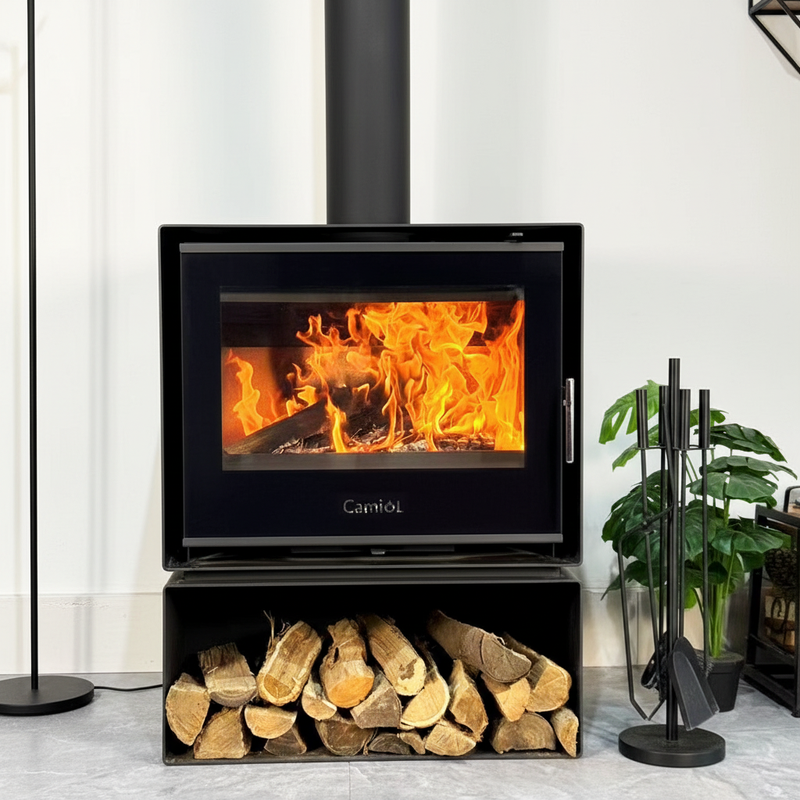 Safe Heat Insulation Indoor Wood Burning