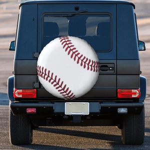 Housse de roue de secours au design baseball, logo personnalisé et taille de pneu précise pour promotion, cadeau sportif - Product Image 4