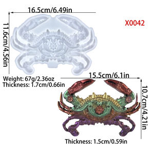 Molde de Silicona para Resina Hecho a Mano, Estilo DIY, Adornos Decorativos y Herramientas para Pasteles, Molde de Yeso para Resina - Product Image 3