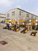 Robot de levage pour l'installation de murs-rideaux en verre extérieurs avec commande sans fil