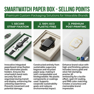 Cajas de Cartón Rígido para Relojes al por Mayor, Cajas con Logotipo Personalizado, <span class=keywords><strong>Caja</strong></span> de Embalaje de Cartón para Relojes Inteligentes Eléctricos - Product Image 3