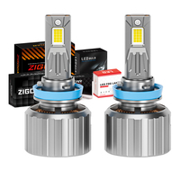 Nuevas Bombillas LED para Faros Delanteros de Automóvil, H4 H11 300W 30000LM 6500K, Aluminio, 12V, Sistema de Iluminación para Automóvil y Motocicleta