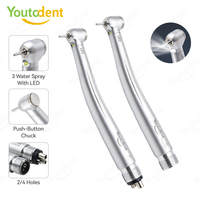 Promotion : Pièce à main dentaire Youtodent à haute vitesse, turbine à air, LED, avec lampe, pièce à main dentaire LED angulaire