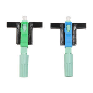 Connecteur de <span class=keywords><strong>fibre</strong></span> optique SC-APC à joint froid de forme ronde pour avion, à noyau céramique, à raccordement rapide - Product Image 2