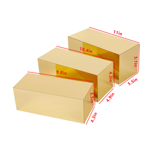 Présentoir d'emballage alimentaire personnalisé contremarches vaisselle de fête support de restauration présentoir alimentaire présentoir acrylique pour la fête pour restaurant - Product Image 5