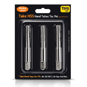 ชุดเครื่องมือต๊าปมือ HSS 3 ชิ้น มาตรฐาน DIN 352 ISO 2 6H พร้อมดายส์ - Product Image 2