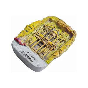 Aimants de réfrigérateur en résine faits à la main et peints à la main WeiVista, collection d'art et d'objets de collection, thème Jordanie Pétra, vente en gros pour réfrigérateur - Product Image 3