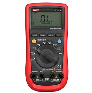 มัลติมิเตอร์ดิจิตอลรุ่น UNI-T UT61+ ซีรีส์ เป็นมัลติมิเตอร์ดิจิตอลแบบ True RMS แบบพกพาที่มีความน่าเชื่อถือสูง - Product Image 2