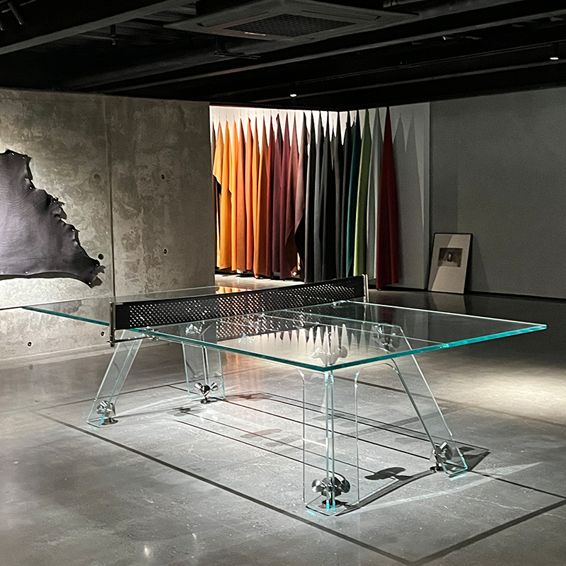 Хит продаж, спортивные развлекательные товары, стеклянные столы для настольного тенниса