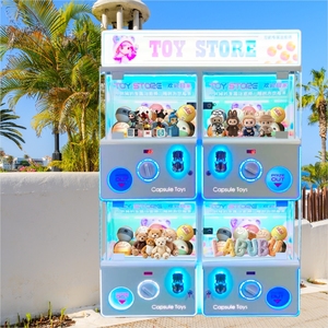 Máquina expendedora de juguetes en cápsula para 4+ jugadores, con receptor de monedas en inglés, de acero inoxidable, mini, con grúa de fabricación y conexión a <span class=keywords><strong>Internet</strong></span> - Product Image 6