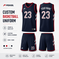 Conjunto de Uniforme de Baloncesto Personalizado, Pantalones Cortos de Malla Transpirable con Nombre y Número, Ropa Deportiva OEM para Clubes, Escuelas, Equipos Juveniles y Adultos