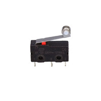 Micro interrupteurs avec poulie KW12-N 3 broches KW12 Reset interrupteur de limite de voyage 3p 5a125v KW11 interrupteur de poulie Micro rouleau bras de levier