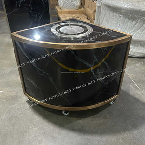 Nuovo arrivo banconi buffet mobili <span class=keywords><strong>per</strong></span> la ristorazione all'aperto dal vivo stazione di cottura tavolo da buffet portatile - Product Image 2