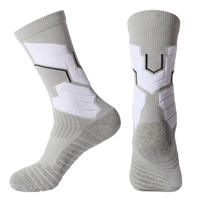 Vente en gros OEM Bas de serviette entraînement antidérapant hommes Elite Sports coussin personnalisé épais course basket-ball chaussettes en coton