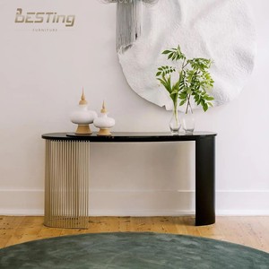 Consola <span class=keywords><strong>Castelo</strong></span> de madera maciza estilo Art Deco de diseño clásico - Product Image 1