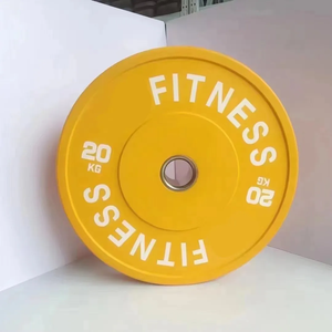 Tất cả các cao su phòng tập thể dục cụ thể lớn nặng đầy màu sắc tạ miếng sâu ngồi xổm băng ghế dự bị Báo Chí cứng kéo quả tạ miếng - Product Image 2