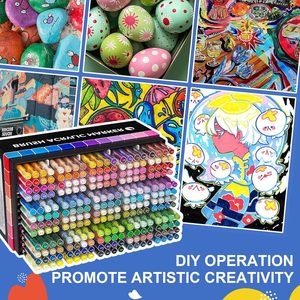 Rotuladores Acrílicos Apilables Opacos <span class=keywords><strong>de</strong></span> 12 Colores para Niños, Estudiantes y Arte Escolar, Material Escolar - Product Image 6