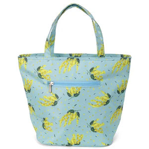 Bolso de Mano Plegable Impermeable de Poliéster con Cierre de Cremallera y Diseño de Mimosa, Serie Plus, Botella Térmica - Product Image 5