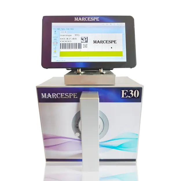 Marcespe high speed 450times portable friction date code feeder plastic bags paging machine match with TTO printer