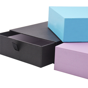 Logo personnalisé boîte de papier de tiroir Coulissante Pliante emballage cadeau Boîte de rangement avec tiroir - Product Image 2