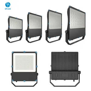 Lampu Sorot LED 100W 150W 200W Luar Ruangan Dalam Ruangan IP66 untuk Gudang Pabrik Stadion Olahraga Lapangan Basket