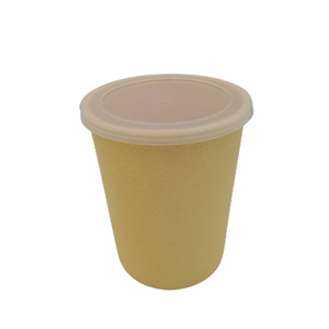 2030119 Popular recycle durable bamboo fiber food storage container pet food jar