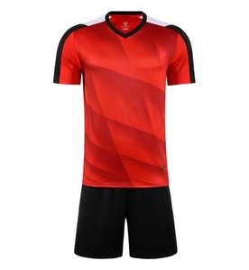 Groothandel Jersey Fabrikant Custom Voetbalshirts Sublimatie Gedrukt Team Ademend Voetbalshirt - Product Image 1