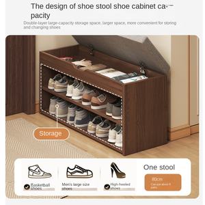 Taburete <span class=keywords><strong>para</strong></span> Cambiar <span class=keywords><strong>Zapatos</strong></span> con Zapatero Integrado <span class=keywords><strong>para</strong></span> la Entrada, Estante de Almacenamiento Estrecho <span class=keywords><strong>para</strong></span> la Entrada <span class=keywords><strong>para</strong></span> Ponerse los <span class=keywords><strong>Zapatos</strong></span> - Product Image 3
