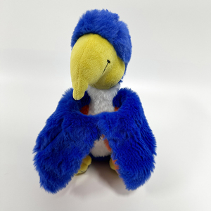 Peluche Pterosaure Bleu et Orange Vibrant - Adorable Design à Bec Souriant pour les Amateurs de Dinosaures - Product Image 4