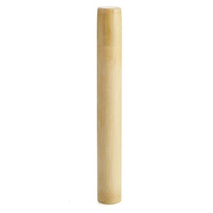 Porte-brosse à dents en bambou, tube de rangement portable de 21 cm de long pour les voyages et la maison - Product Image 4